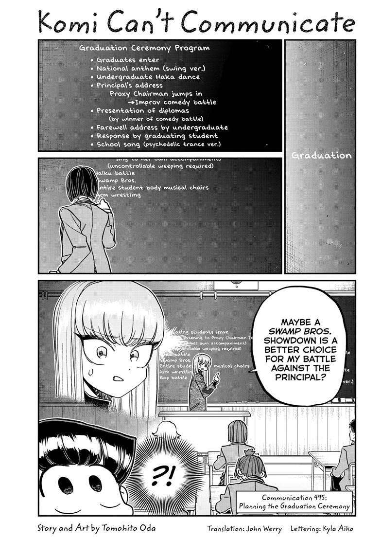 Komi-san wa Komyushou Desu Chapter 495 2